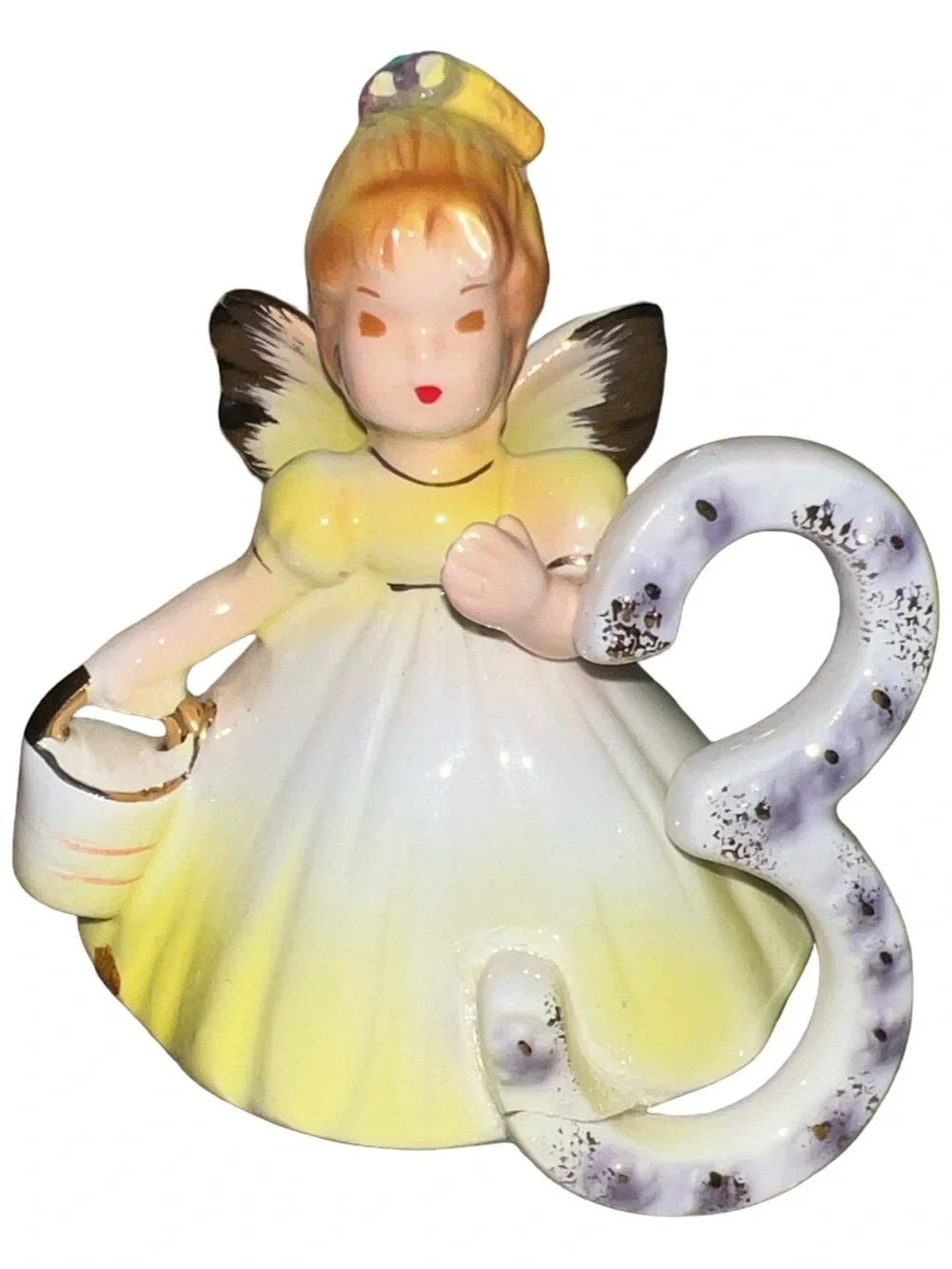 Josef Originals Birthday Girl Blonde Angel 3 Year Old Yellow Dress With Box